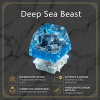 Deep Sea Beast Artisan Keycap 1U ESC SA Handmade Resin Custom Keycap Compatible Cherry MX Mechanical Keyboard