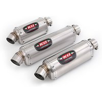 51mm Universal Motorcycle Exhaust Muffler 310/370/440mm Stainless Steel Exhaust System With DB Killer For BMW Yamaha Kawasaki