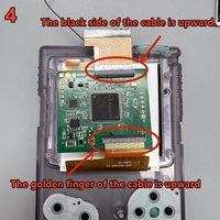 Game Boy Color 2.6" IPS LCD Display & New Shell, Pixel Perfect Display, No Cutting Needed