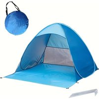 Portable Pop-up Beach Tent with Storage Bag, Lightweight and Durable Outdoor Tent, Foldable Beach Tent for Camping and Hiking