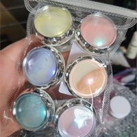 Aurora Mermaid Nail Powder Holographic Chameleon Chrome Pigment Dust Pearlescent Powder Nail Art Glitter DIY Manicure Supplies &