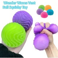 //-2027 New Product Sensory Squeeze Toy Sensory Squeeze Toy Wonder Waves Textured Stress Relief Fidget Ball for Adults Kids