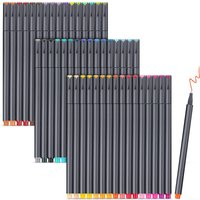 Bview Art Colored Pens Fine Point Markers Fine Tip Drawing Pens Fineliner Pen for Journaling Writing Note Art Office