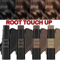 One-Time Hair Dye Pen with Brush Waterproof Hair Touch Up Stick Quick Coverage for White & Gray Long Lasting Temporary Concealer
