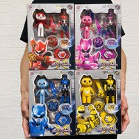 Mini Force Hot Authentic Mini Children'S Secret Service Team Max Lucy Top Pulling Wire Rotating Boys Battle Kids Gifts Toy Set
