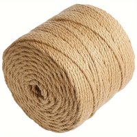 Corda De Arranhar Durável De 50m, Feita De Sisal Natural E Corda De Cânhamo Para Poste De Arranhar, Substituição De Árvore
