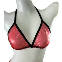 1 pieces * Adult baby PVC Plastic Bra In Triangle Style # PXZ01-8