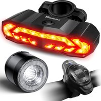 AliExpress NONE Extractme Smart Bike Tail Light with Turn Signals and Brake Light IP65 Waterproof Rechargeable Bike Alarm Anti Theft with Remote
