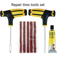 AliExpress NONE Pro Glue Free Bike Tubeless Tire Repair Kit Rubber Bacon Strip Insertion Tool for SMTB Road MTB Puncture Repair