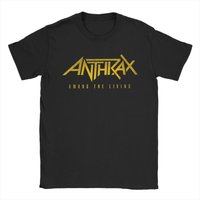 Anthrax Among The Living T-Shirts Men Awesome Pure Cotton Tees Round Collar Short Sleeve T Shirts Adult Tops