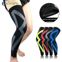 1Pcs Full Leg Compression Sleeve for Women Men Long Knee Braces Support Protector for Running Basketball Cycling Sport Arthritis