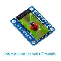 Y-1 Pc 0.96 Inch IPS OLED Display Module 80*160 65K RGB ST7735 TFT LCD Board for Arduino DIY Electronics Projects