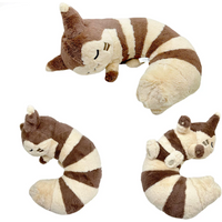 43cm New Furret Plush Toy Cartoon Kawaii Vertical Mouse Brown Cute Furret Stuffed Doll U Shanpe Soft Neck Pillow Birthday Gifts