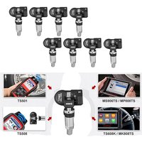8 sztuk programowalny czujnik TPMS MX 315MHZ + 433Mhz 2 w 1 czujnik ciśnienia w oponach Monitor dla narzędzia Autel TS408 TS508