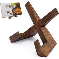 ใYใWooden Cookbook Holders Document Tablet Reading Record Display Stand Photo Frame Bracket Home Kitchen Cookware Storage Rack