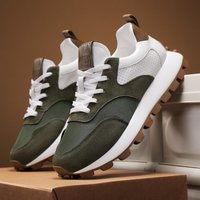 Men's new autumn winter casual sports running shoes with thick soles anti slip wear-resistant trendy versatile shoes