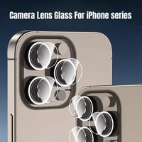 5Pcs Camera Protector Glass For iPhone 14Pro 15 Pro Max Plus Back DYM Lens Screen Protective Film For iPhone 16ProMax Lens Cover