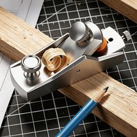 Mini Woodworking Hand Planer Aluminum Alloy Block Plane European Style Flat Bottom Edge Trimming Carpenter DIY Tool