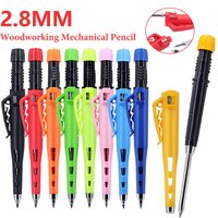 High Quality 2.8mm Woodworking Mechanical Pencil Protective Case with Built-In Pencil Sharpener Deep Hole Marking Pencil
