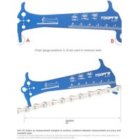 AliExpress NONE Bike Chain Checker Aluminum Alloy Multi-function Bike Chain Measuring Ruler Screw Diameter Bike Accessories Mountain Road Bike