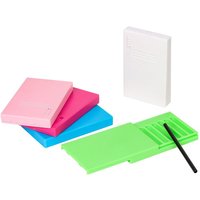 Plastic 8 Compartment 85mm Snuff Kit Container Box with Built in Metal Alloy Straw Portable Storage Box Snuff Accessories
