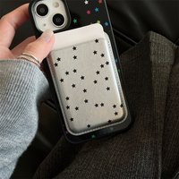 INS Korean Stars Wallet Card Holder Phone Accessories Wallet Card Slot Holder Magnetic Card Wallet With MagSafe Accessories Gift