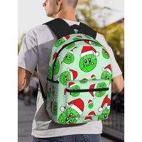 Christmas Brussels Sprouts Backpack Daypack Large Capacity Kids BookBag School Bag Shoulder Bags for Men Women