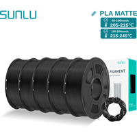 SUNLU PLAmatte 1,75 mm 3D-Filament 1 kg – hohe Geschwindigkeit, geringe Verformung, 20+ Farben | 0,02 mm Präzisions- und Öko-Material