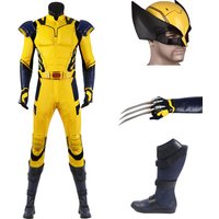 Wolf Logan New Movie Cosplay Costume Men Halloween Jumpsuit Mask Gloves Vest Belt Wolf Steel Claw