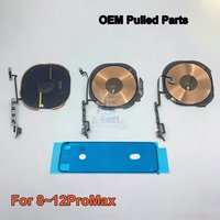 PULLED Wireless Charging Coil NFC Antenna Chip & Volume Flex Cable Replacement for iPhone 8 8Plus SE2 11 12 mini Pro Max X XS XR