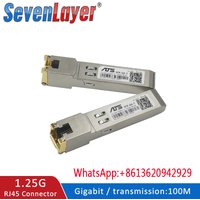 SFP Module RJ45 10/100/1000 Connector SFP Copper RJ45 SFP Port Compatible for Various Switch Gigabit Ethernet Switch
