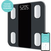 Body Fat Scale Weight Bathroom Smart Digital Bluetooth Scale with Smartphone App, Body Composition Monitor for Body Fat, BMI, Bo