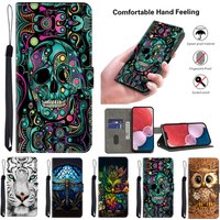 3D Magnetic Flip Leather Wallet Case For For Samsung Galaxy A51 A52s A53 A54 A55 A56 A70 A70s A71 A72 A73 A01 A02s A10 A11 4G/5G