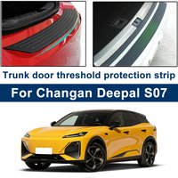 For Changan Deepal S07 Anti-Scratch Rear Bumper Guard Trunk Door Sill Plate Protector Rubber Mouldings Trim Cover Strip Car Part