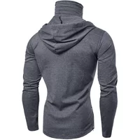 2025, Herren-Sturmhaube, Kapuzenpullover mit Reißverschluss, Winter, warm, lässig, Sweatshirt mit Kapuze, Gesichtsmaske, Reißverschluss-Design, Sportjacke, Outdoor-Aktivitäten