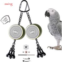 Bird Toys Parrot Talking Coach & Interactive Voice Bell Supplies (Patent Pending, Latest Upgraded Version)
