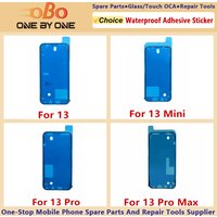 Waterproof Adhesive Sticker For iPhone 13 PRO MAX MINI Front Housing Frame Tape Strips Screen Pre-Cut Seal Adhesive Replacement