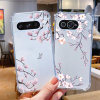 P ixel 8 Pro Delicate Flower Transparent Phone Case For Google Pixel 8A 9 7Pro 6A 8 7 9ProXL 7A 6 9Pro 8Pro 6Pro Cover