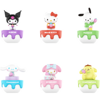 Sanrio Strawberry Cake Surprise Gift Box Series Hello Kitty Kuromi Dolls Figures Desktop Model Ornament Toy Gift