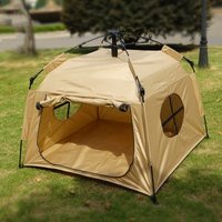 Pet Tent, Outdoor Home, Fully Automatic Folding Cat and Dog Shelter, Rain and Sun Protection, Portable Car Camping Tent
