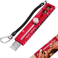 Woodworking Measuring Tools Magnetic Horizontal Gauge Carpenter Ruler with Metric and Imperial Scale for Cutting Marking