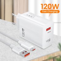 120W Charger Fast Charge Hyper Charge Adapter Cable EU/US/UK for Redmi Note 13 Pro Plus Mi 14 13 Poco For Xiaomi Phone Charger