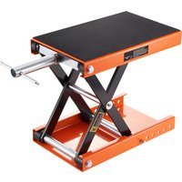 SucceBuy 1100 LBS Motorrad-Hebebühne, Motorrad-Scherenhebebühne mit breitem Deck und Sicherheitsnadel, Scherenheber aus Stahl, passend für Motorräder