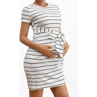Maternity Dresses Photoshoot Summer Elegant Dresses Pregnant Woman Clothing Striped Causal Maternity Dresses For Pregnant Woman
