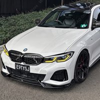 Błyszczący czarny spojler przedniego zderzaka do BMW serii 3 G20 G21 M-Sport M340i M340d 2019-2022 Pre-LCI Akcesoria Zestaw karoseryjny