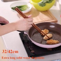 32cm 42cm Long Iron Wood Solid wood Chopsticks,Extended Wood Chopsticks, Rice Noodles Hot Pot Long Chopsticks,Kitchen Tools