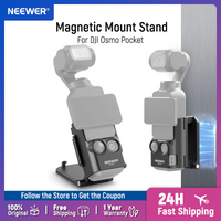NEEWER Basics Magnetic Mount Stand Compatible with DJI Osmo Pocket 3, 180° Adjustable Plastic Camera Holder