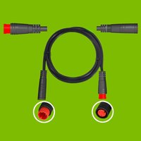 AliExpress NONE Waterproof extension cable for electric bike brake 2 pin male to female connector suitable for scooters and mountain bikes 830mm
