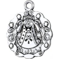 30Pcs Our Lady of Guadalupe Medal Charms Virgencita Cuídame Mucho Pendants for Boys Girls Keychains Necklaces Jewelry DIY Crafts