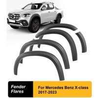 Matte Black Fender Flares for Mercedes Benz X-class 2017 2018 2019 2020 2022 2023 2024 Wheel Arch Protector Car Accessories